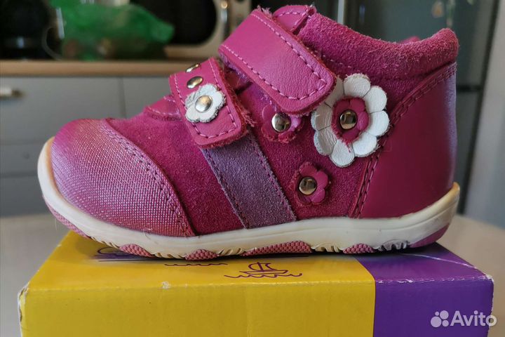Ботинки для девочки 19 р