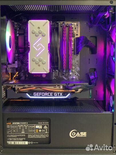 Игровой пк Ryzen 5 2600/1660S/16gb/m2