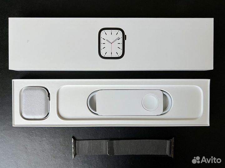 Часы apple watch 7 series 45 mm stainless steel