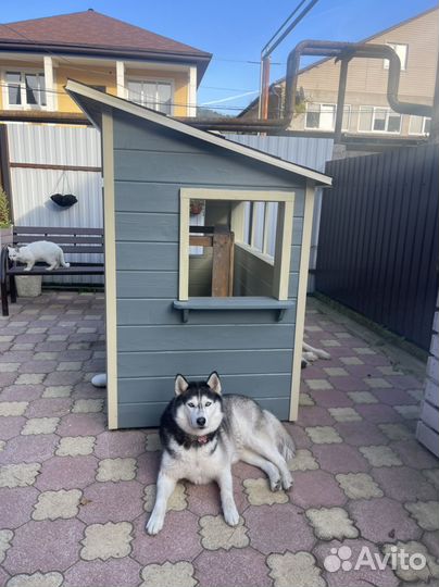 Детский игровой домик уличный дерево