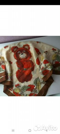 Платок олимпиада-80 Олимпийский мишка