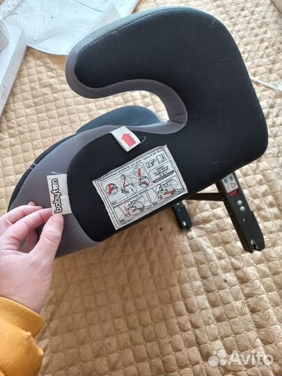 Автокресло бустер isofix широкое