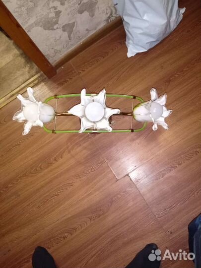 Люстра потолочная бу