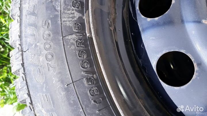 Колеса r15 (покрышки+штампованные диски) зимние