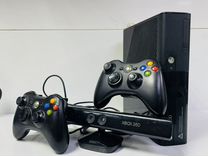 Игровая приставка Xbox 360 (+kinnect, 2 геймпада)