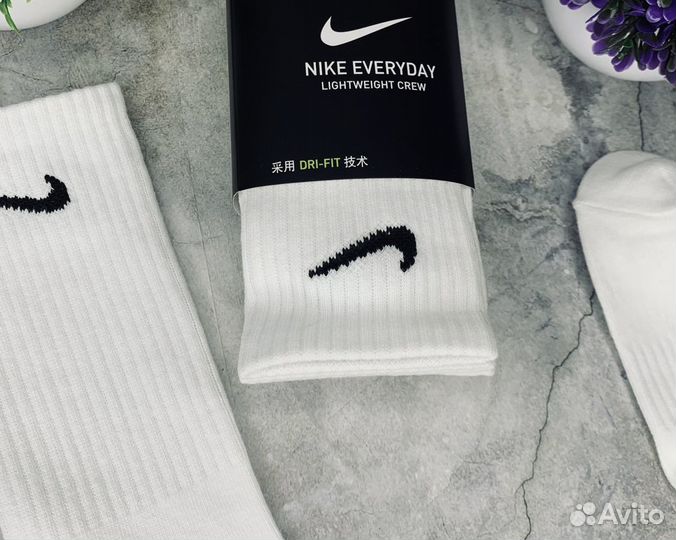 Носки Nike Everyday белые оригинал