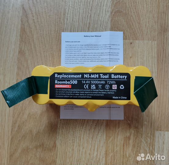 Аккумулятор для iRobot roomba Новый 14.4В 5000 mah