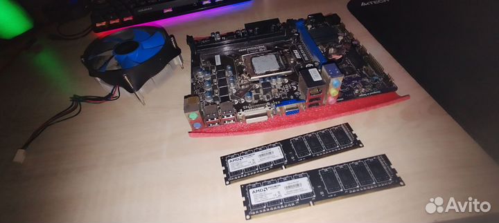 Материнская плата и процессор + оперативка 4 гб