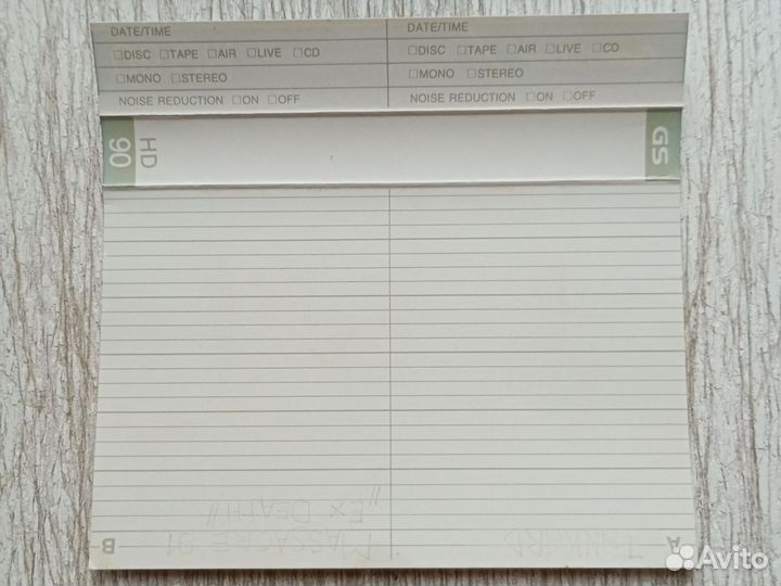 Аудиокассета accept '84 / halloween '85