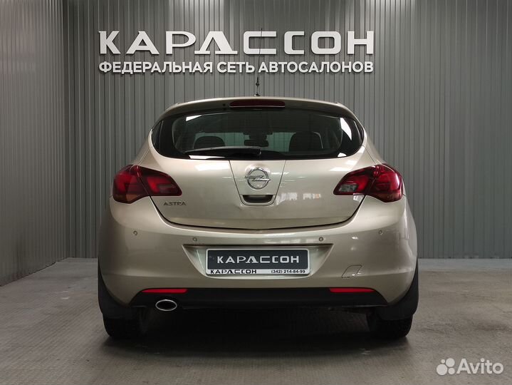 Opel Astra 1.4 AT, 2012, 137 248 км
