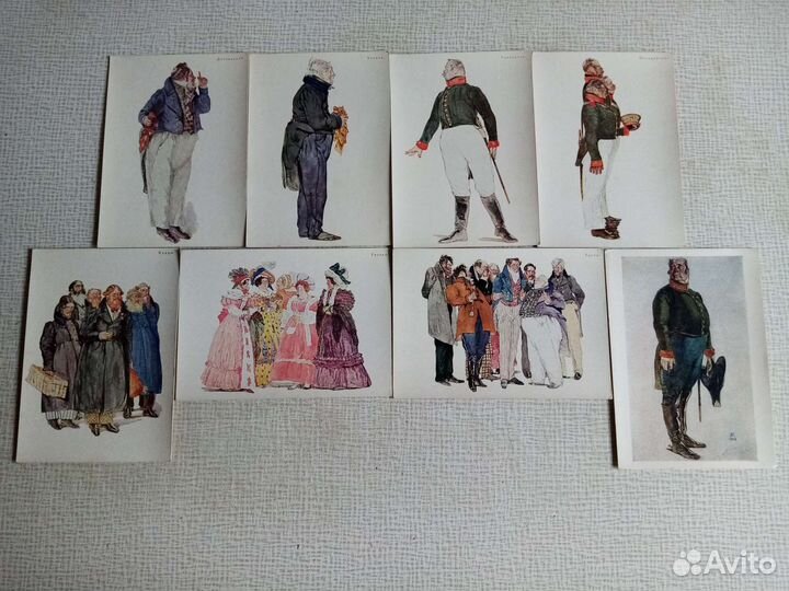 Открытки антикварные. С. Соломко, Д. Кардовский