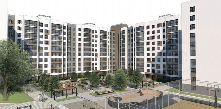 2-к. квартира, 42,5 м², 6/10 эт.