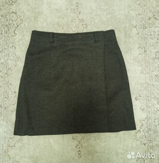 Юбка серая