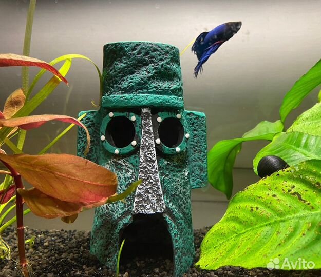 Фигурки Спанч Боб и 3 домика