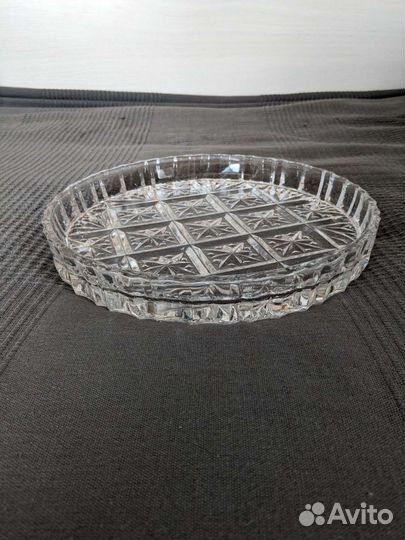 Блюдо хрустальное СССР