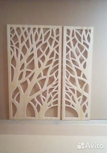 Резная перегородка, резка на чпу, фигурная резка