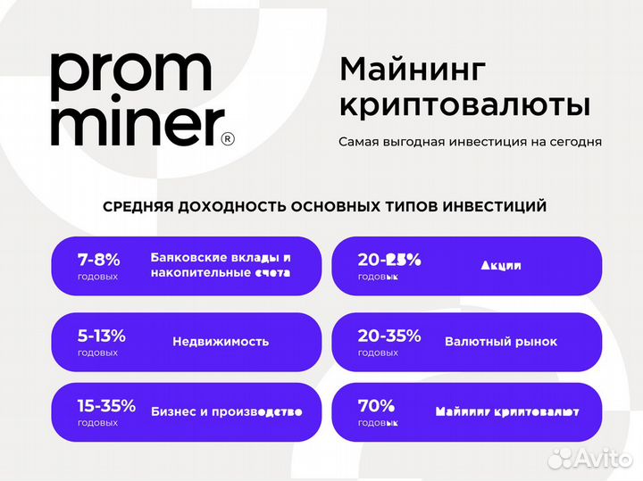 Готовый бизнес на майнинге “под ключ”