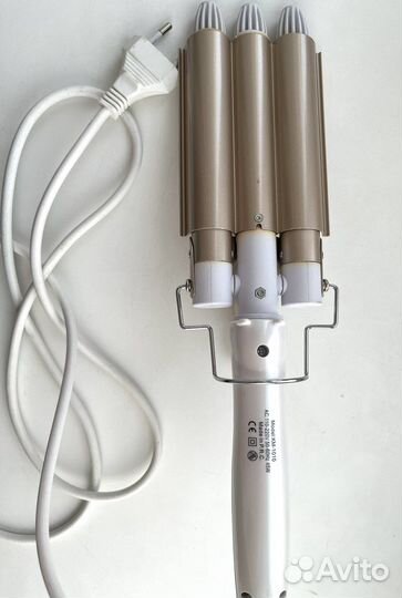 Щипцы для завивки волос тройные