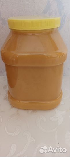 Банка пластиковая 3л с мёдом
