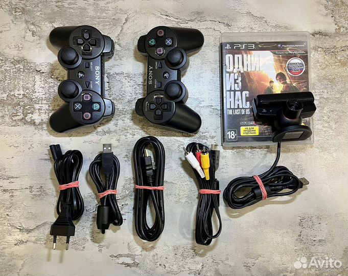 Ps3 прошитая+2 джоя