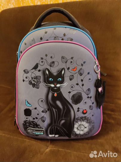Школьный ортопедический рюкзак Hummingbird Cat