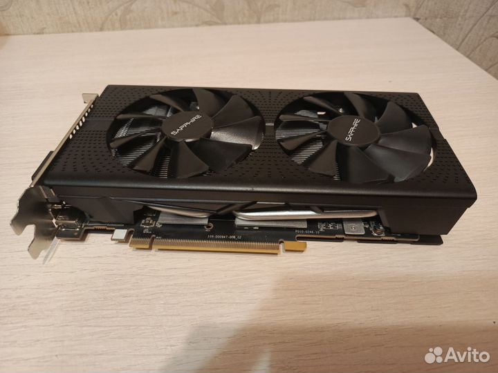 Видеокарта rx580 8gb 2048sp на запчасти