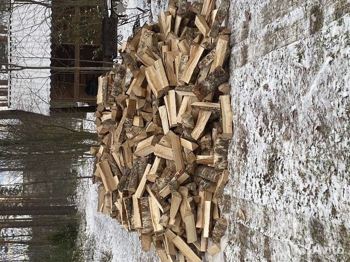 Дрова березовые. Колотые