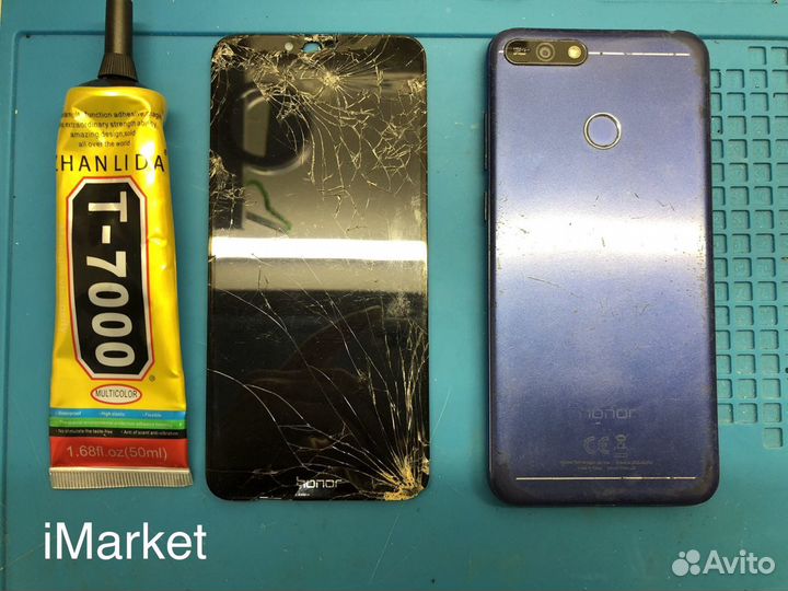 Замена дисплея Honor 7a Pro. Ремонт Honor