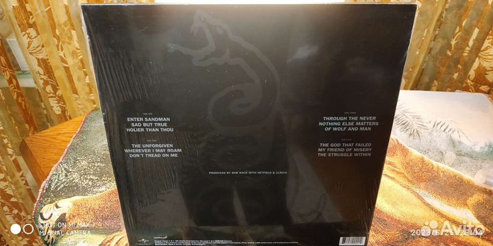 Metallica Black album LP 2008 (Universal)