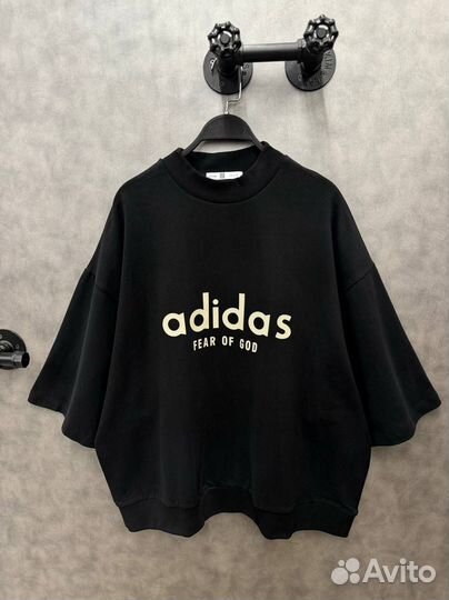 Футболка Fear Of God x Adidas (Oversize)