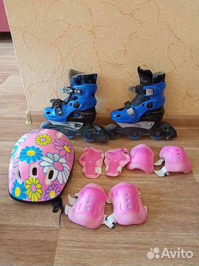 Детские ролики и защита