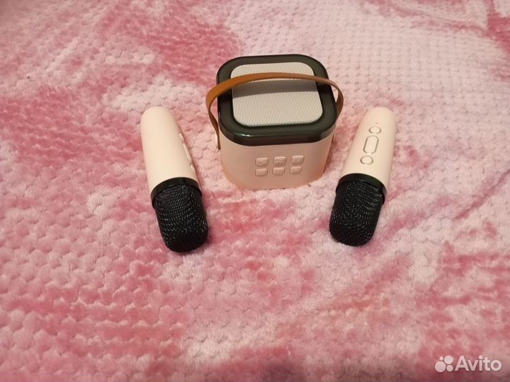 Колонка с двумя микрофонами Bluetooth