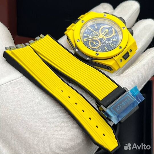 Часы Hublot yellow steel