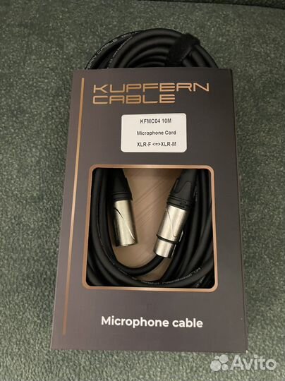 Кабель микрофонный kupfern kfmc04-10M