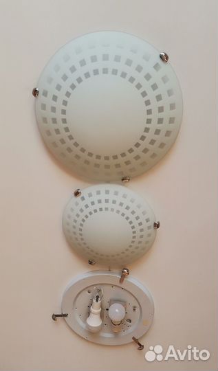 Светильник на 30 и плафон на 40