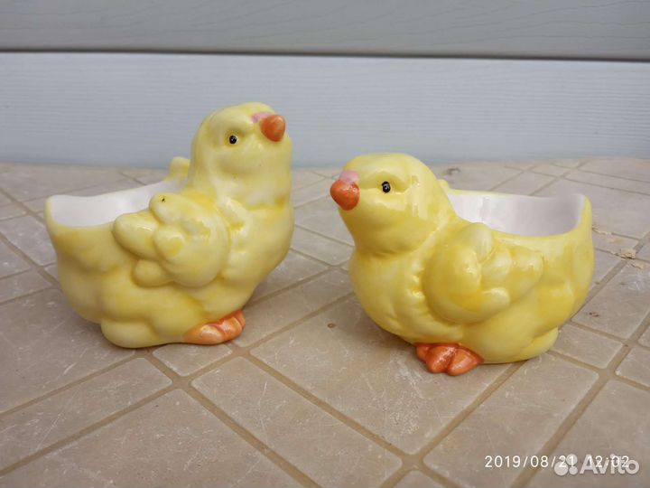 Блюдо для яиц. Новое. Фарфор