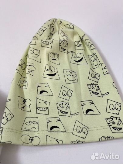 Новая трикотажная шапка для мальчика 2-5 лет