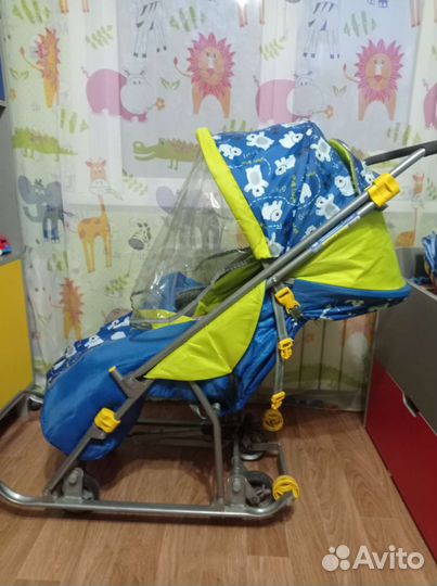 Санки-коляска ника