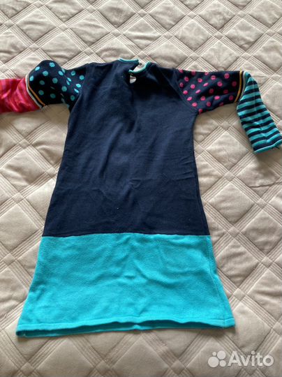 Платье вязаное на девочку размер 122/128