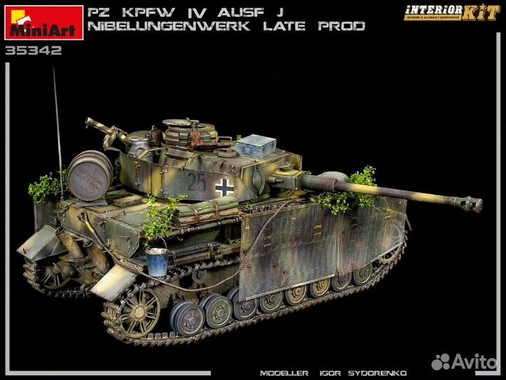 MA35342 Немецкий танк Pz.Kpfw.IV Ausf. J Nibelung