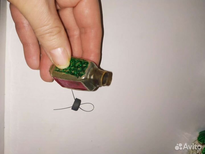 Елочные игрушки СССР светофор фонарик