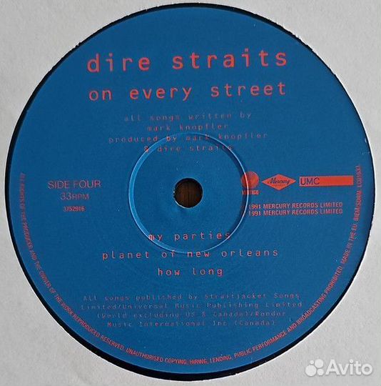 Винил Dire Straits – On Every Street (2LP)