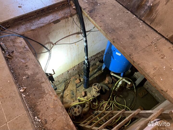 Чистка скважин,Замена насоса,Видео-диагностика