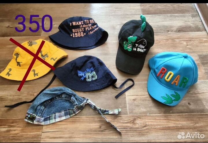 Детские кепки, панамы, шапки, перчатки, краги