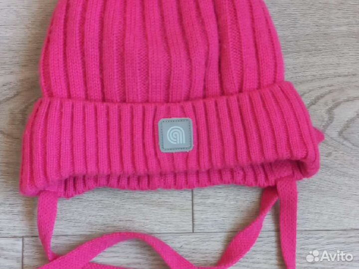 Шапка для девочки р.52 зимняя