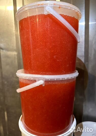 Красная икра горбуши 2022г в наличии 0,5 кг