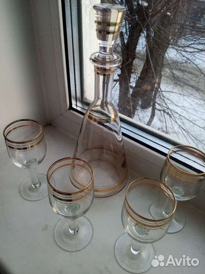Набор графин и рюмки. Времён СССР
