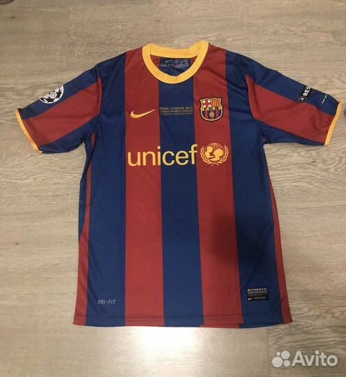 Ретро футболка Месси Барселона