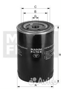 Масляный фильтр W11402 mann-filter