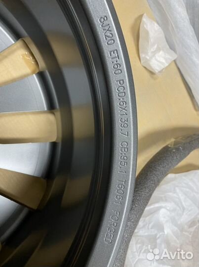 Кованые диски Toyota LC 300 R20 матовый графит